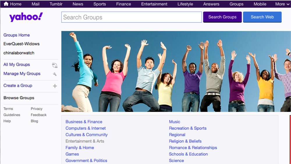 yahoo groups