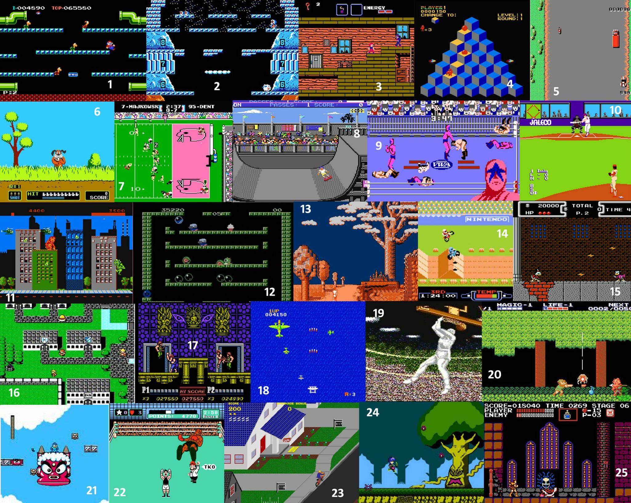 the best nes games