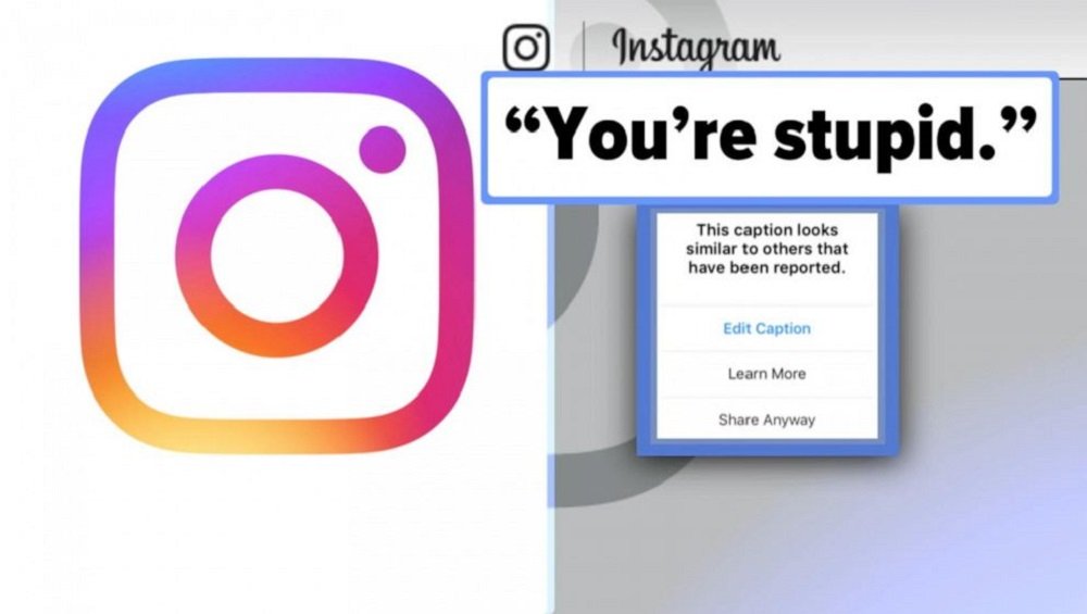 Instagram Caption Warning Feature